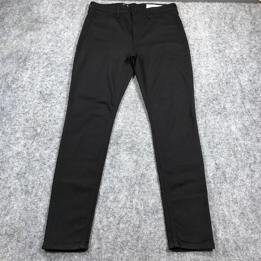 Rag & Bone Jeans Mens 31x31 Black Slim Skinny Stretch Dark Denim Casual Pants